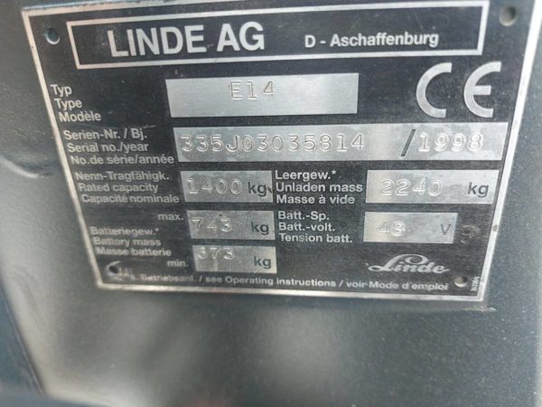 LINDE E14-1998