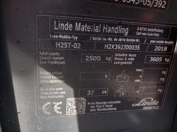 LINDE H25T - 2018 - Image 4