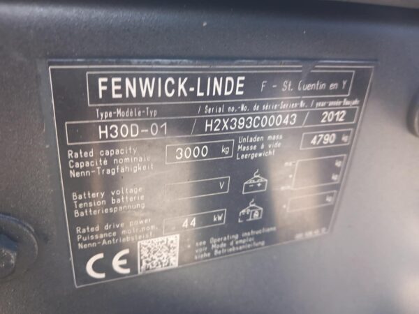 LINDE H30D-01 - 2012 - Image 2