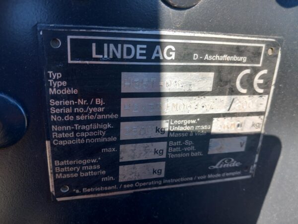 LINDE H35T-03 - 2001 - Image 4