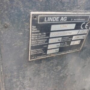 Alternative view of Linde E16C &ndash; elektro vilju&scaron;kar, 1.6t