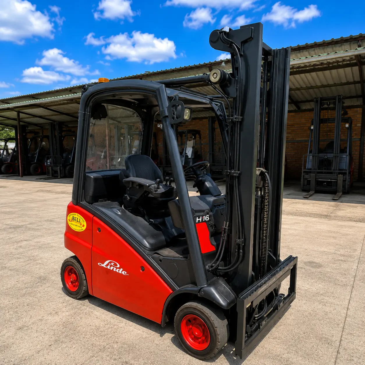 Linde H16T – plinski viljuškar, 1.6t - Slika 4