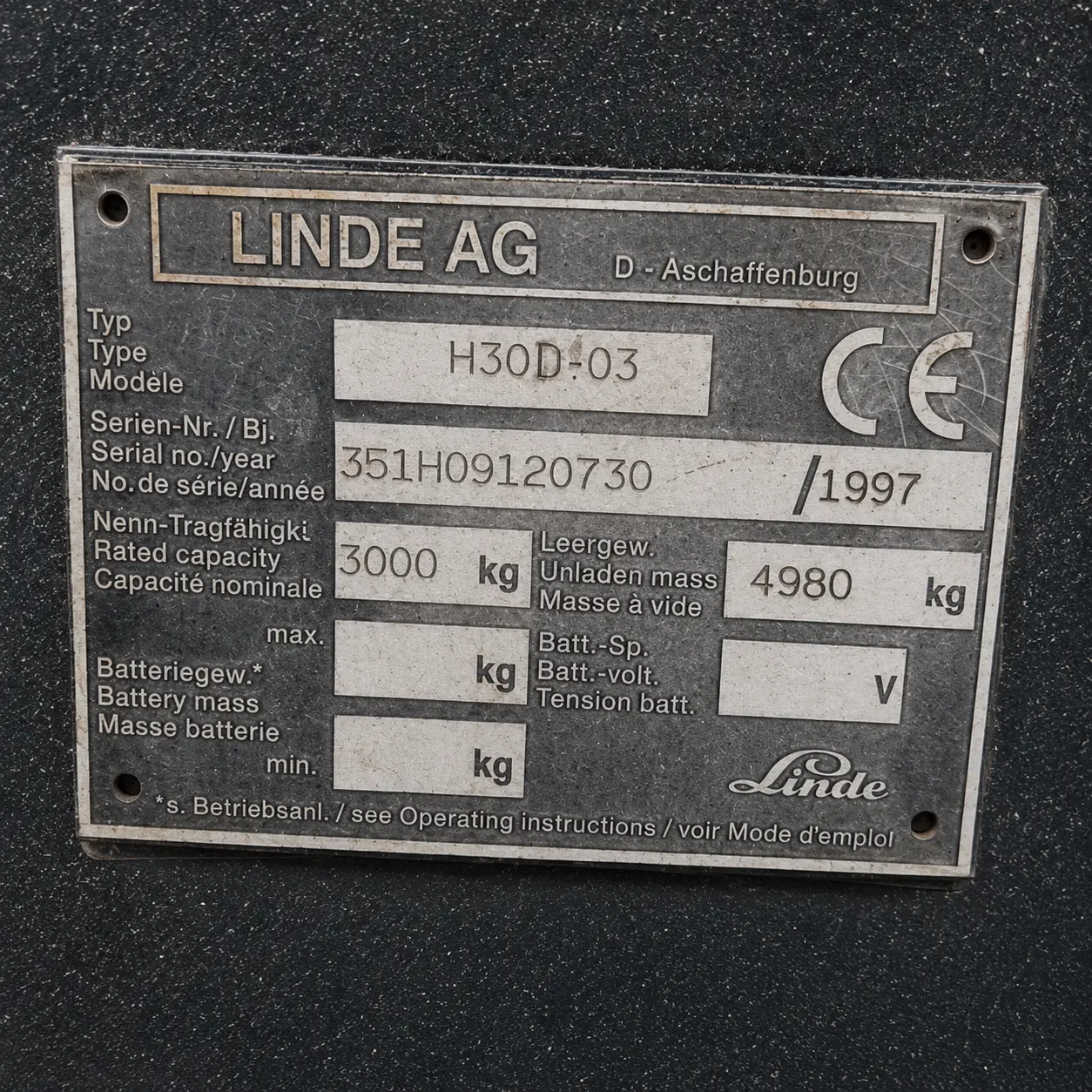 Linde H30D – dizel viljuškar, 3.0t - Slika 4
