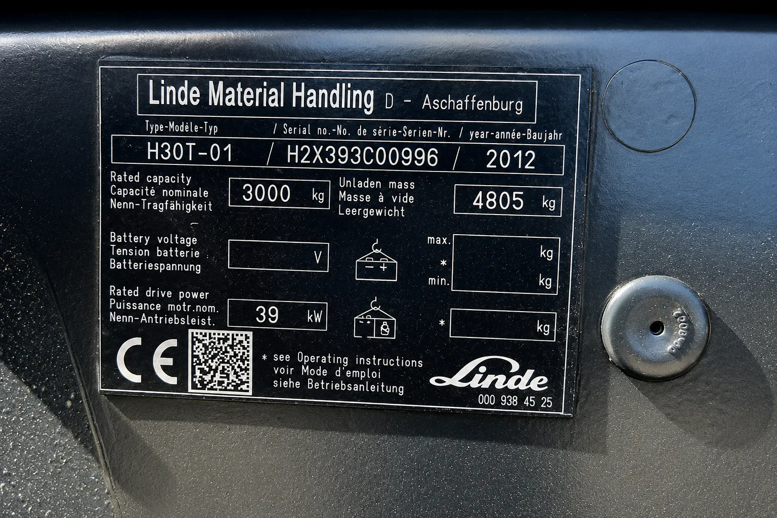 Linde H30T – plinski viljuškar, 3.0t / 3m - Slika 5